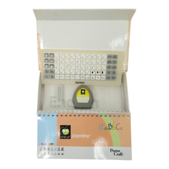 Cricut Provo Craft Font Cartridge Jasmine 290970 Link Status Unknown - Picture 2 of 12